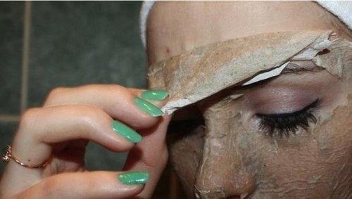Gezichtsmasker van Ei