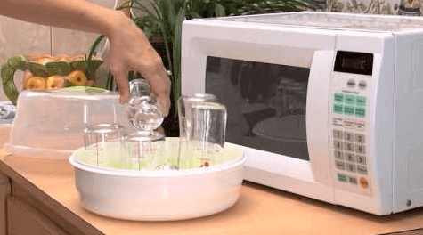 Steriliseren in de magnetron