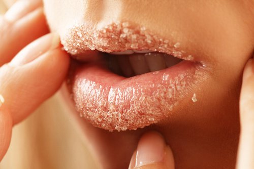 Lippen Scrubben