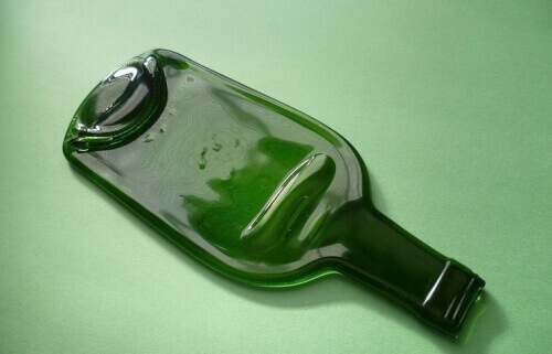 Platte Fles