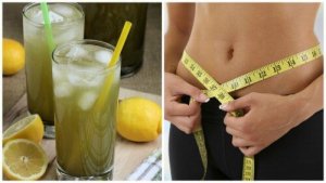 Drink limonade van groene thee om af te vallen