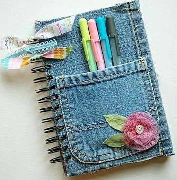 Notitieboekje met Jeans