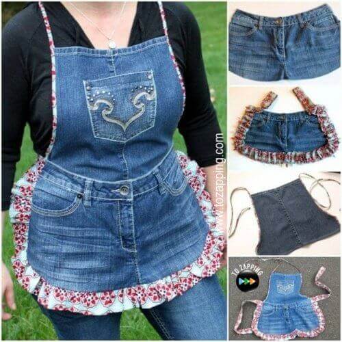 Schort van Jeans