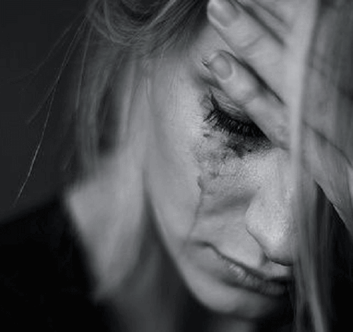 Huilende vrouw