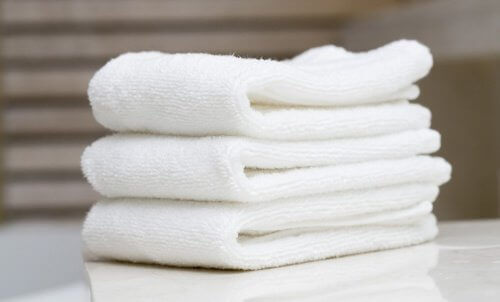 Witte handdoeken