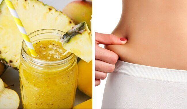Ananas-selderijsmoothie om af te vallen, heerlijk! Ananas-selderijsmoothie om af te vallen, heerlijk!