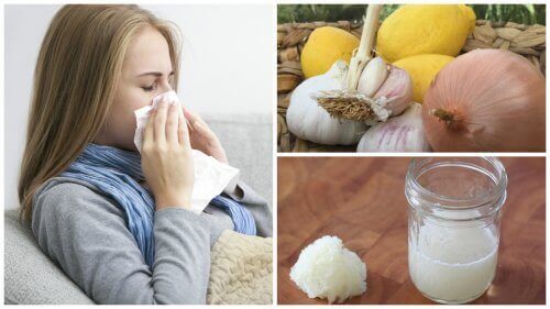 Uienbehandeling voor hoest, allergieën of griep