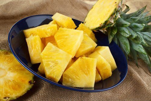 Stukjes Ananas