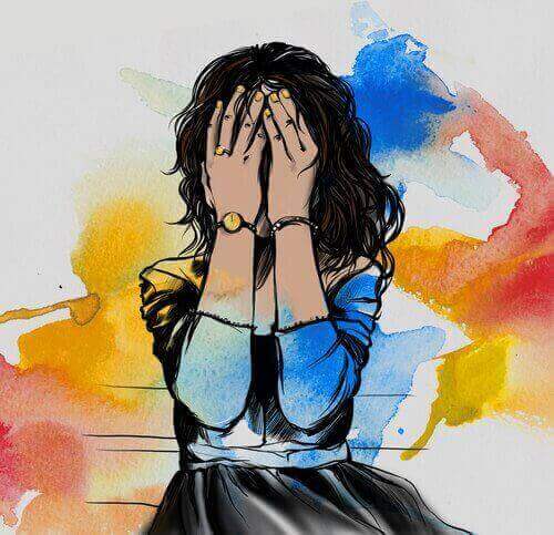 tekening vrouw