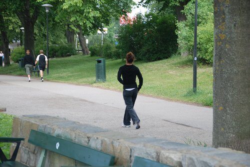 Wandelen in het Park