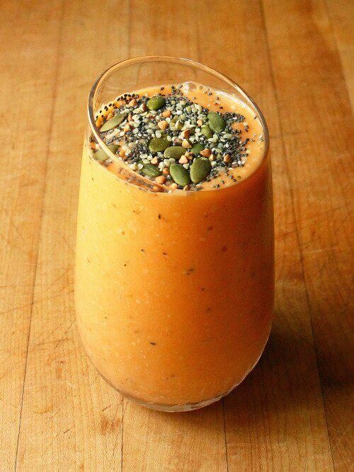 Wortel-pompoensmoothie