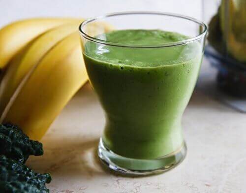 Smoothie met Appel en Banaan