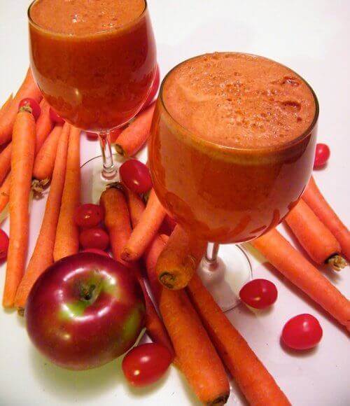 Smoothie met Wortel en Appel
