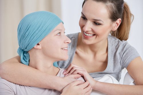 Vrouw met kanker