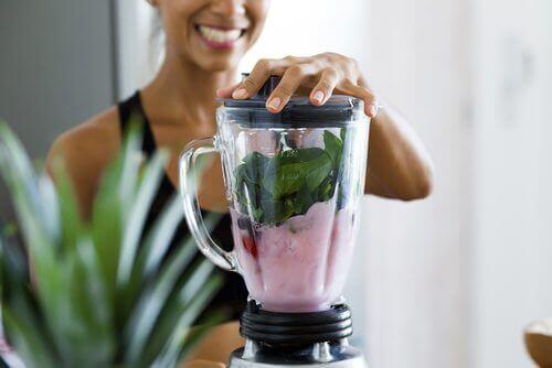 Voedzame veganistische smoothie