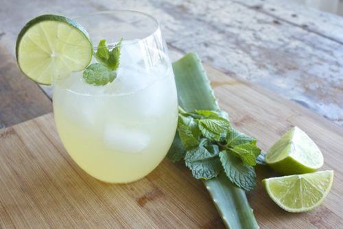 Aloëverasap met limoen