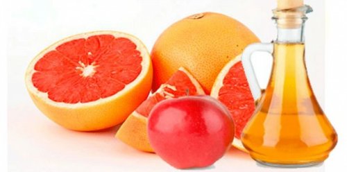 Sinaasappel, grapefruit en appelazijn