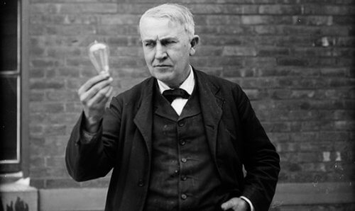 Thomas Edison is een van de succesvolle mensen die zich niet lieten tegenhouden door tegenslag