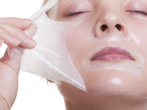 Masker van melk en gelatine