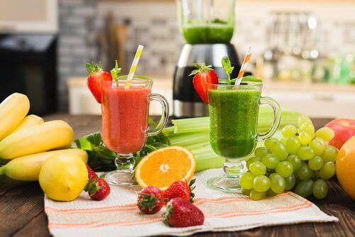 Reinigingskuur met fruit en groenten