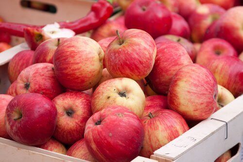 Appels om de lever te verzorgen