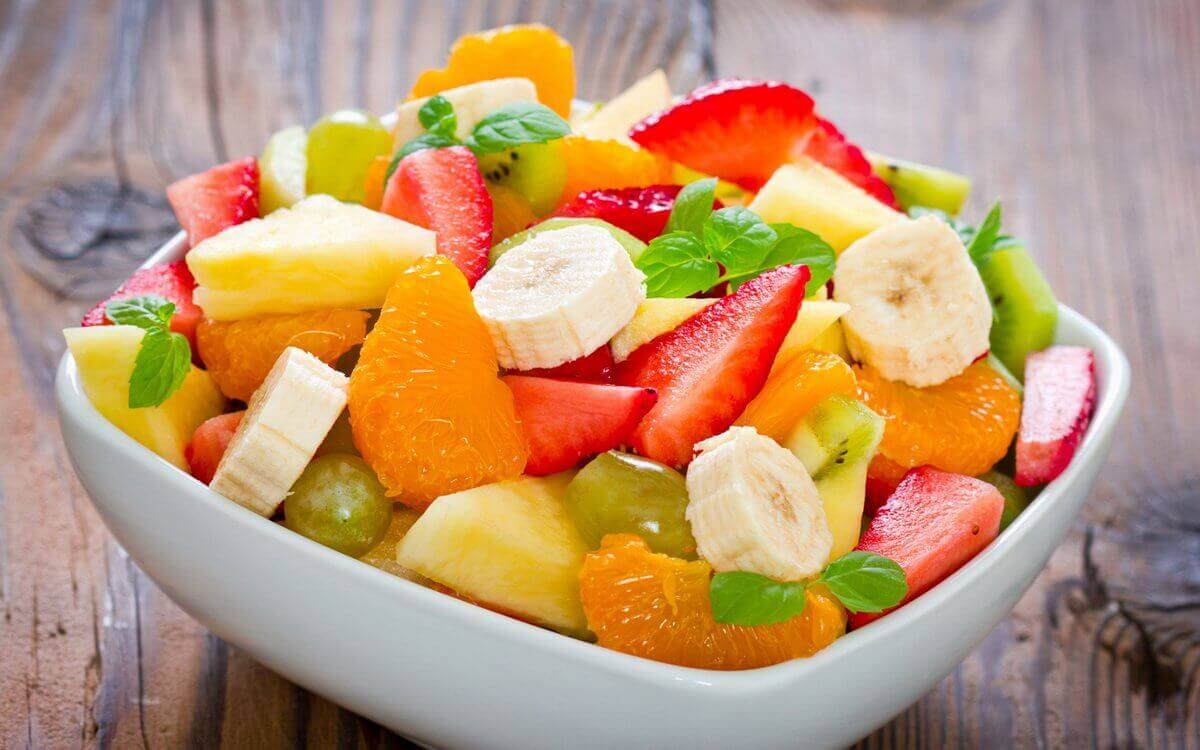 Wel of geen fruit bij het avondeten