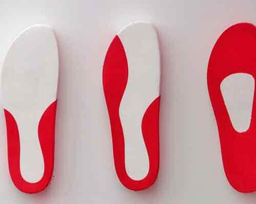 Gebruik inlegzolen in platte schoenen