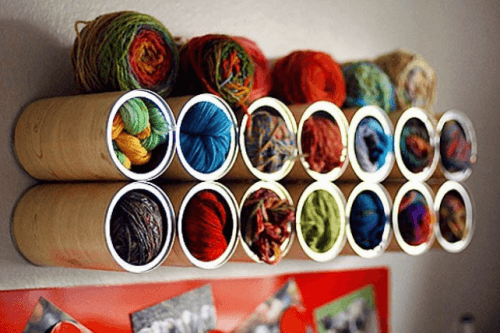 Huis op orde met conservenblikken