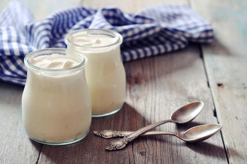 Ingredienten natuurlijke yoghurt