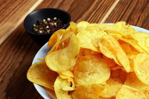 Chips kunnen zuurbranden veroorzaken