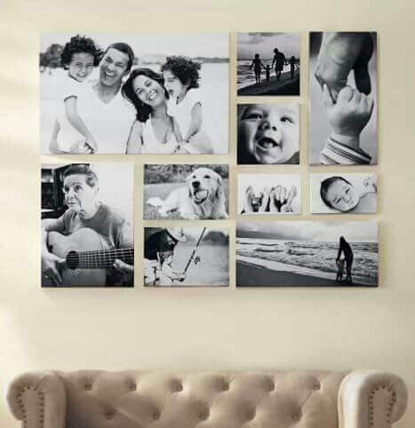 Maak een collage van foto's