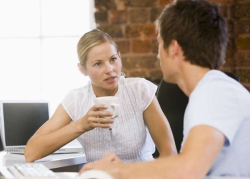 Overleg tussen man en vrouw