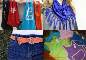 Hoe kan je oude katoenen T-shirts recyclen?