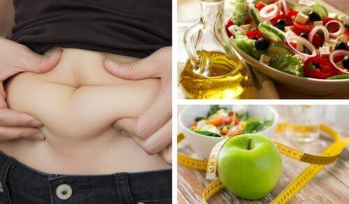 Vrouw die aan een dieet begint