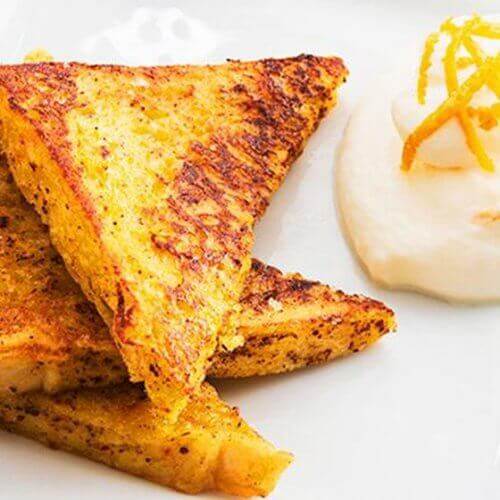 Wentelteefjes met yoghurt