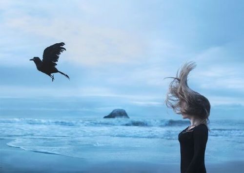 Vrouw Op Strand