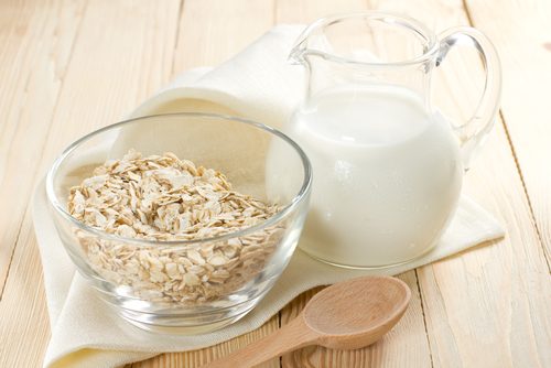 Smoothie met melk en havermout