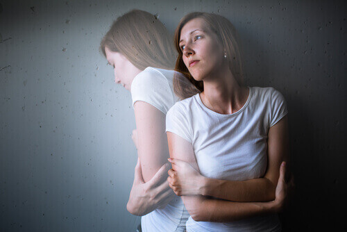 Angstige vrouw