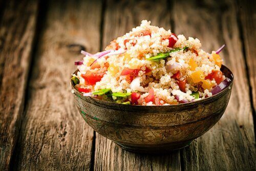 Schaaltje met quinoa