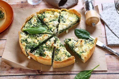 gesneden quiche
