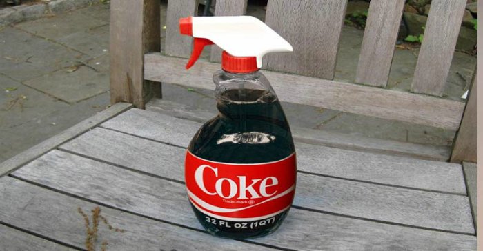 Coca-Cola als bestrijdingsmiddel voor je tuin