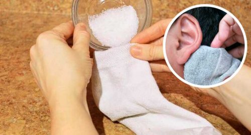 Water uit je oren krijgen met zout