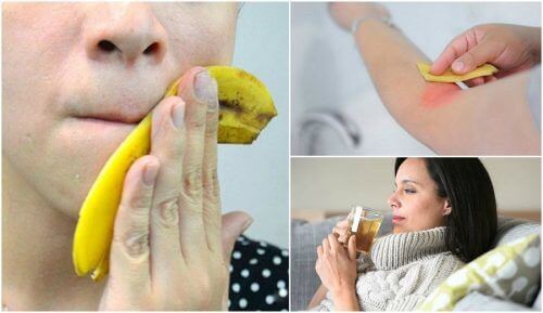 Interessante manieren om bananenschillen te gebruiken
