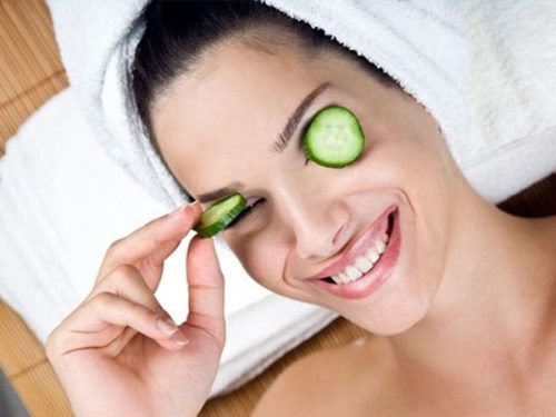 Droge ogen bestrijden met plakjes komkommer