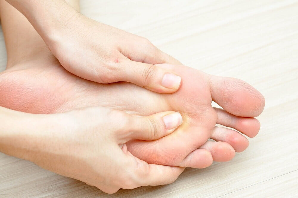 Beginstadium van diabetes: voetproblemen