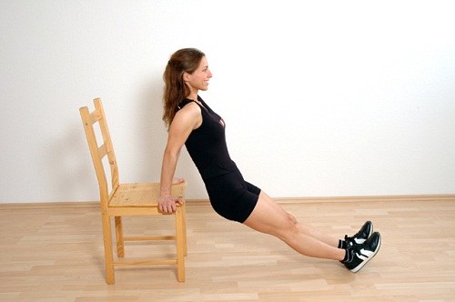 Slanke armen door te trainen