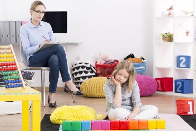 Meisje met het syndroom van Asperger