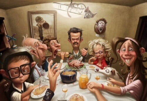 Ongelukkige familie
