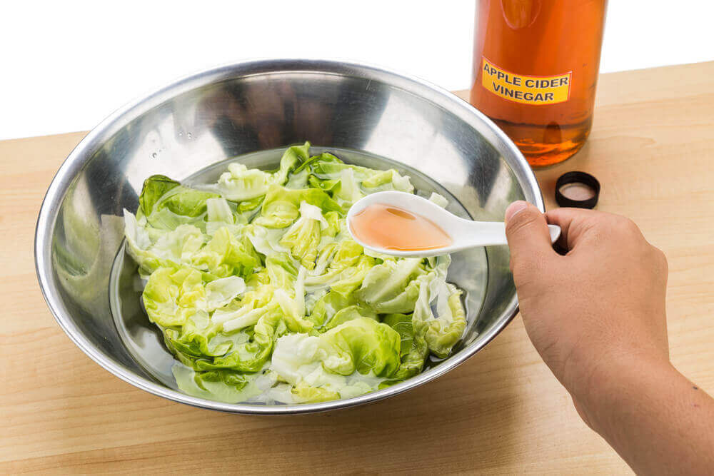 Appelazijn in de keuken