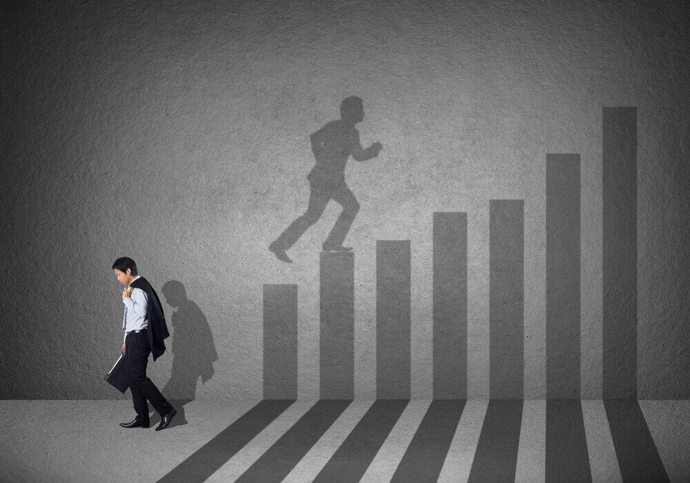 Man die verslagen wegloopt